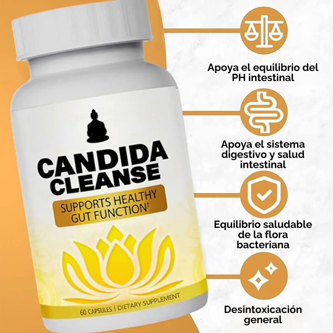 Cándida Cleanse - Libérate de la hinchazón, los gases y la fatiga.