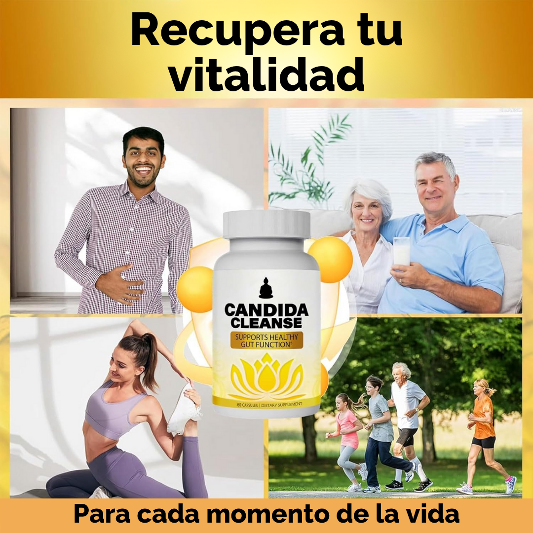 Cándida Cleanse - Libérate de la hinchazón, los gases y la fatiga.