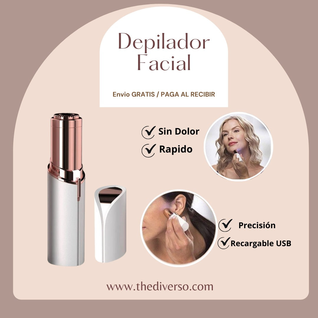 Combo Depilador Facial + Encrespador Profesional