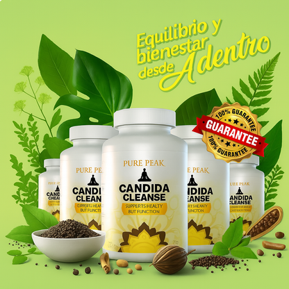 Cándida Cleanse - Libérate de la hinchazón, los gases y la fatiga.