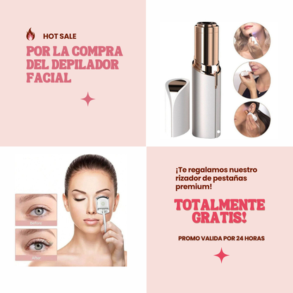 Combo Depilador Facial + Encrespador Profesional
