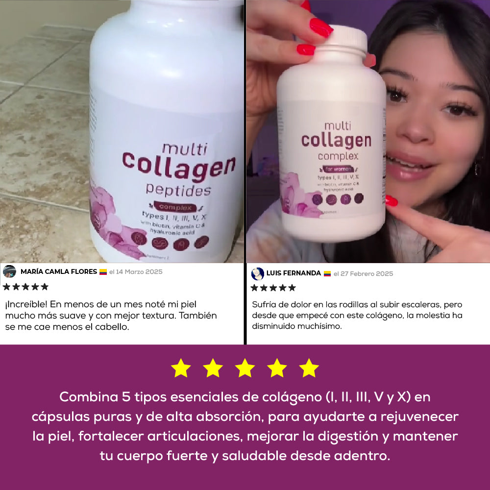 Multi Colageno Complex x90 capsulas - Rejuvence de forma natural