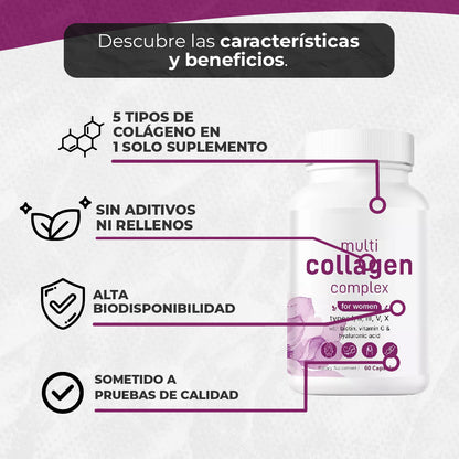 Multi Colageno Complex x90 capsulas - Rejuvence de forma natural