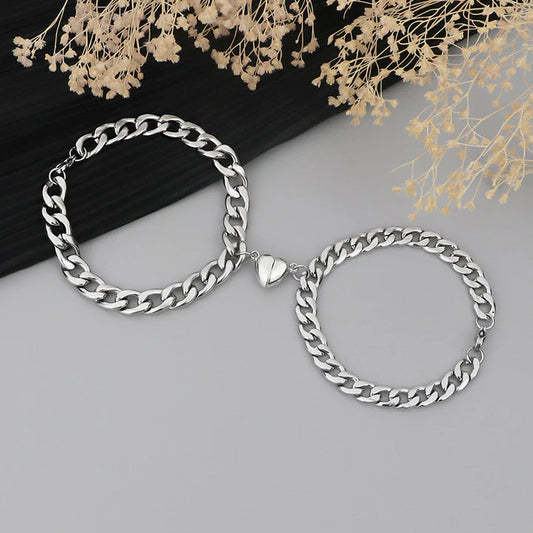 PULSERAS MAGNETICAS PARA UNIR CORAZONES (50% DE DESCUENTO)